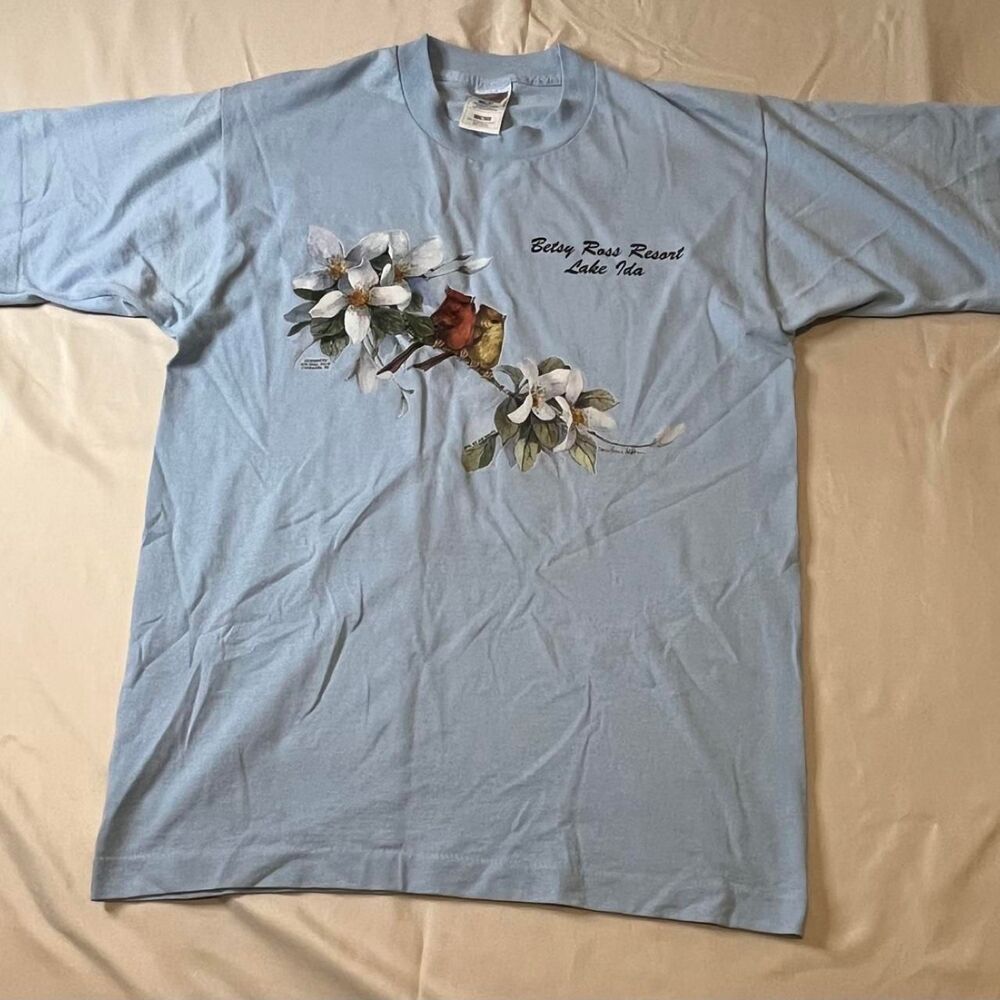 Fruit-of-the-loom Men's Blue T-shirt